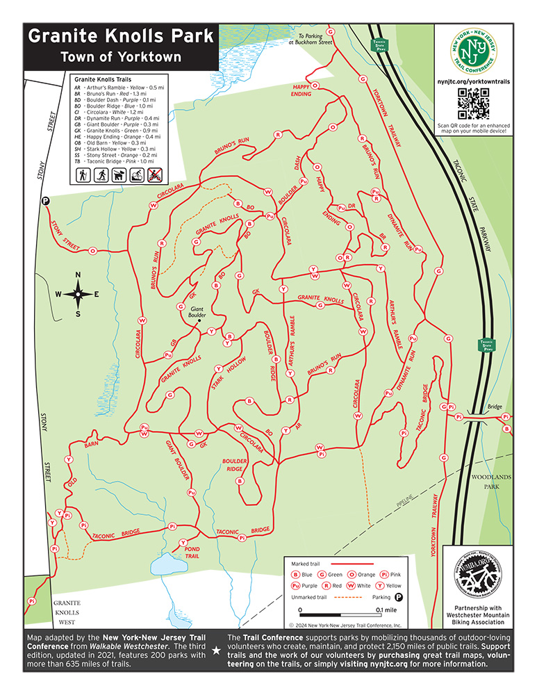 Granite Knolls Park Map