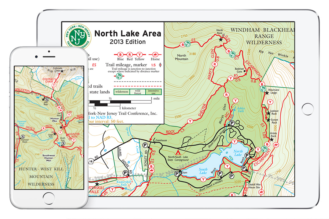 Catskills Maps on Avenza's PDF Maps App for Smartphones and Tablets